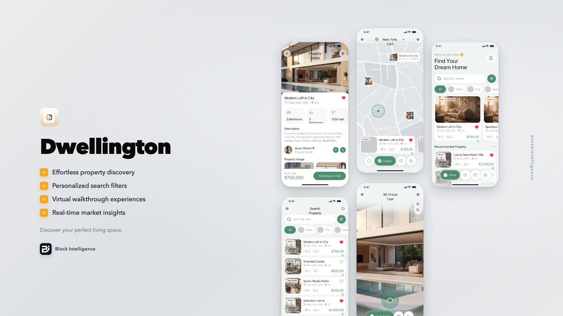 Dwellington – Real Estate App case study
