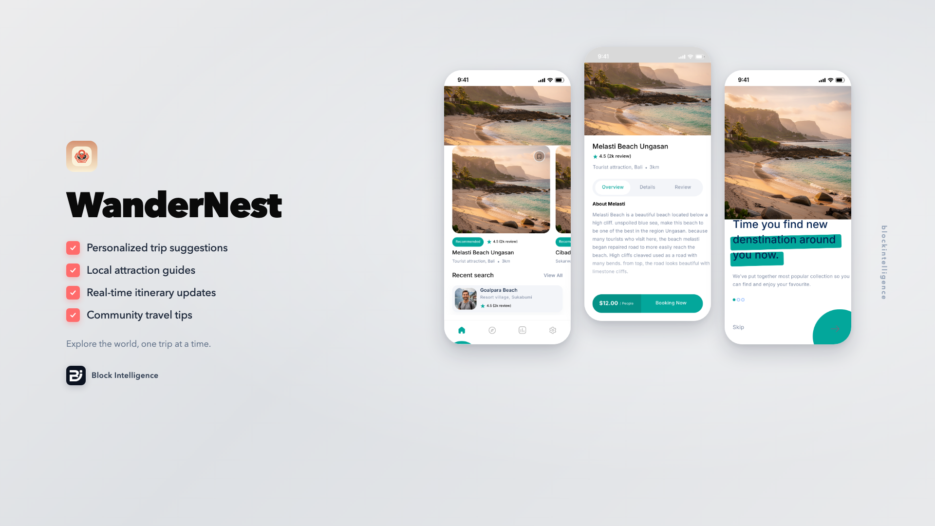 WanderNest – Travel App case study